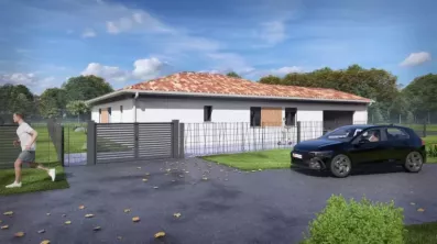Image du modèle de maison 36058B-24_1 - Vue extérieure