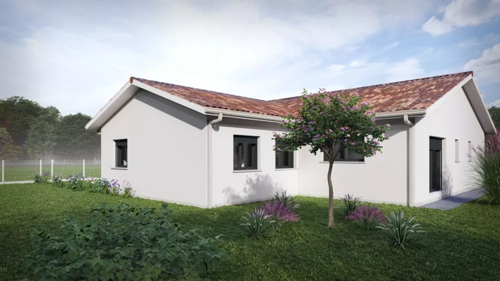 Image du modèle de maison 36056C-24_4 - Vue extérieure
