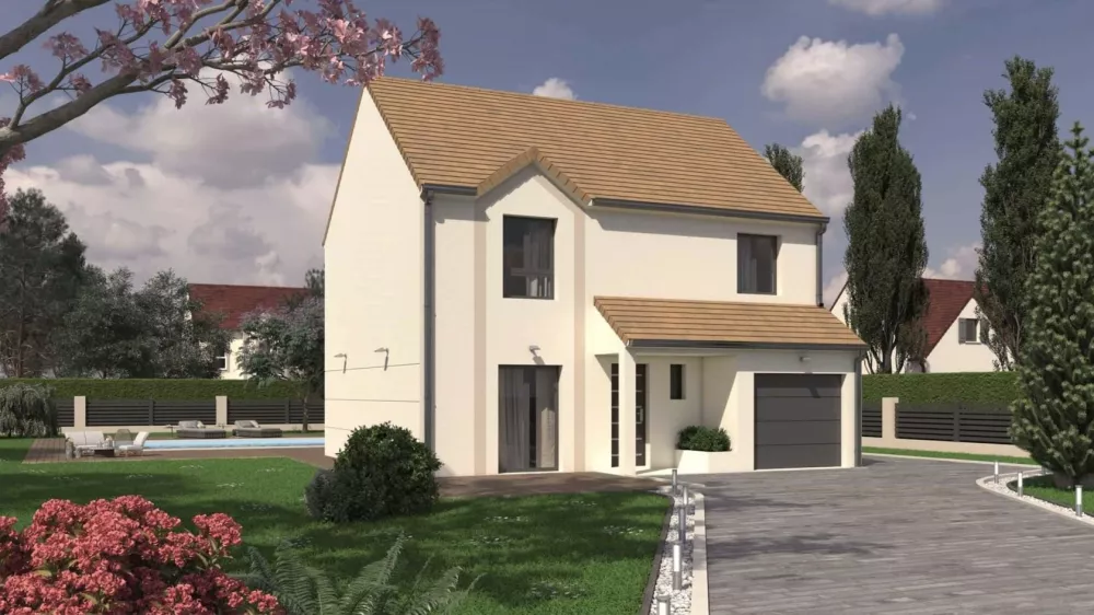 Image du modèle de maison ROSE BLEU V1