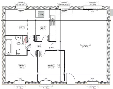 Image du modèle de maison IRIS-visuel