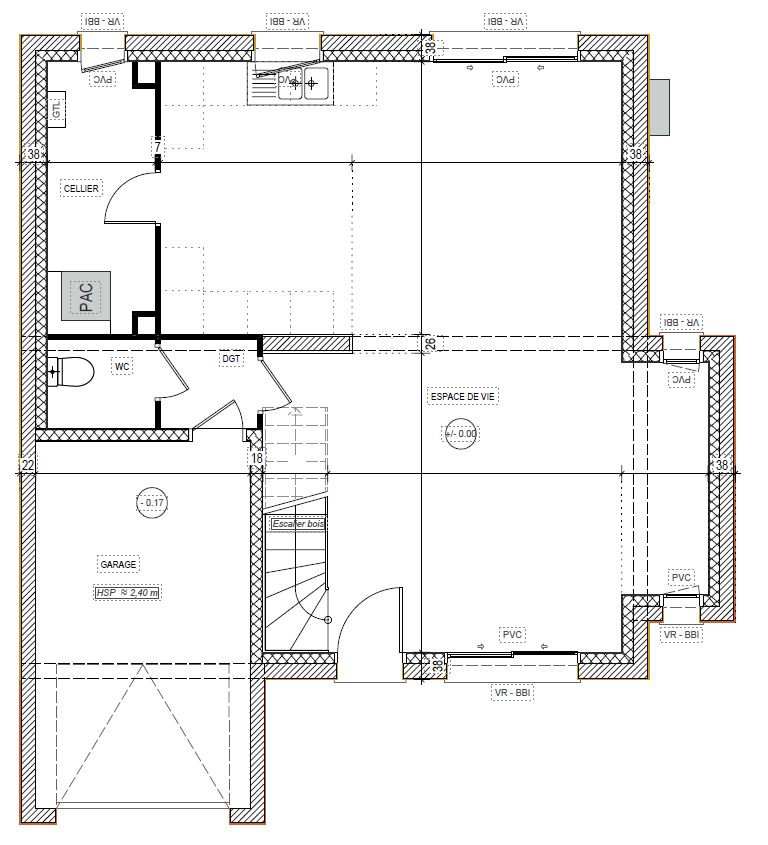 Image du modèle de maison visuel-RDC-sauge-guarani