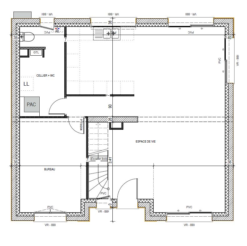 Image du modèle de maison rdc-capucine