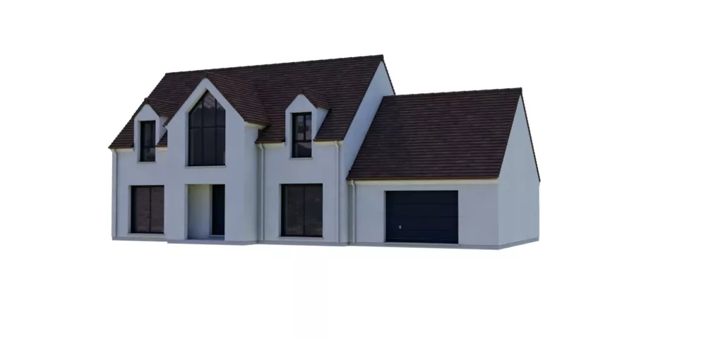 Image du modèle de maison visuel-maillard