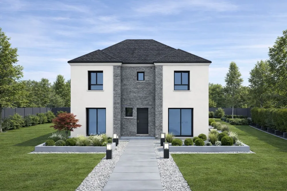 Image du modèle de maison Capucine brique  136 4ch