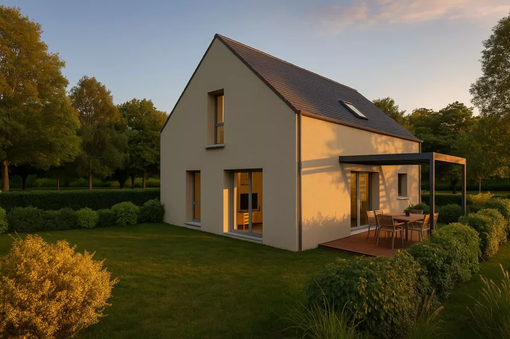 Image du modèle de maison arrierre