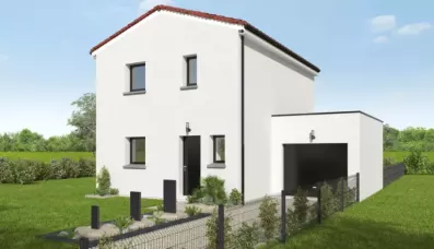 Image du modèle de maison ANEMONE 85m² TUILE + GGE BAC
