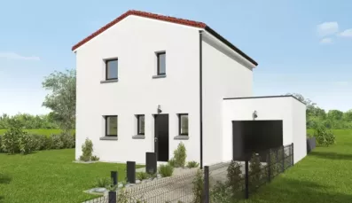 Image du modèle de maison ANEMONE 95m² TUILE + GGE BAC