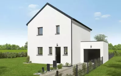 Image du modèle de maison ANEMONE 105m² ARDOISE + GGE BAC
