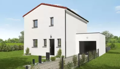 Image du modèle de maison ANEMONE 105m² TUILE + GGE BAC
