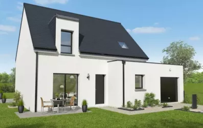 Image du modèle de maison ARMOISE 95m² ARDOISE + GGE BAC