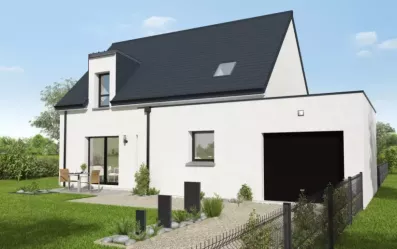 Image du modèle de maison ARMOISE 105m² ARDOISE + GGE BAC
