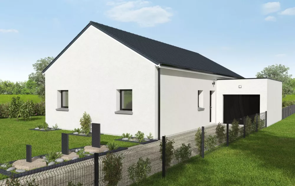 Image du modèle de maison GIRELLE 95m² ARDOISE + GGE BAC