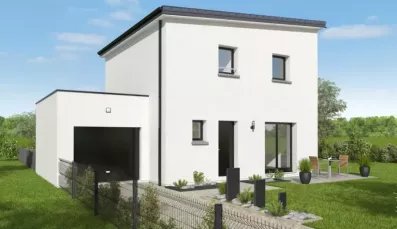 Image du modèle de maison LAGON 85m² MONOPENTE + GGE BAC