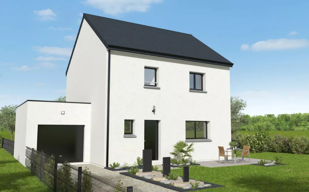 Image du modèle de maison LAGON 105m² ARDOISE + GGE BAC