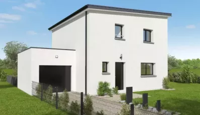 Image du modèle de maison LAGON 105m² MONOPENTE + GGE BAC