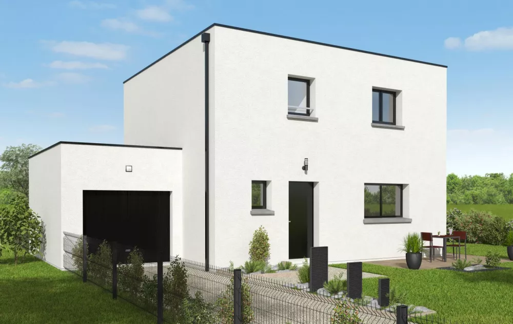 Image du modèle de maison LAGON 105m² TOIT TERRASSE + GGE BAC