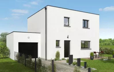 Image du modèle de maison LAGON 105m² TOIT TERRASSE + GGE BAC
