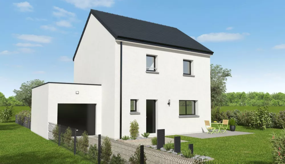 Image du modèle de maison LAGON 95m² ARDOISE + GGE BAC