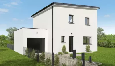 Image du modèle de maison LAGON 95m² MONOPENTE + GGE BAC