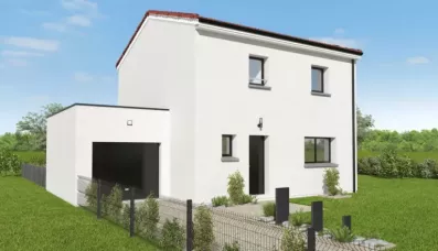 Image du modèle de maison LAGON 95m² TUILE + GGE BAC