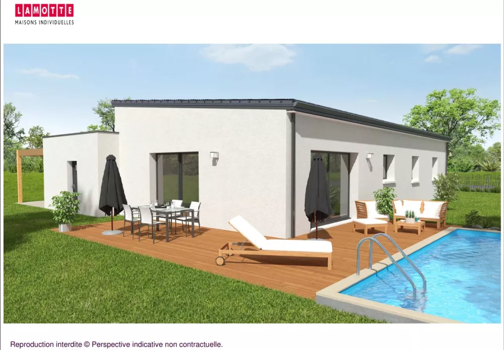 Image du modèle de maison plain pied 3ch