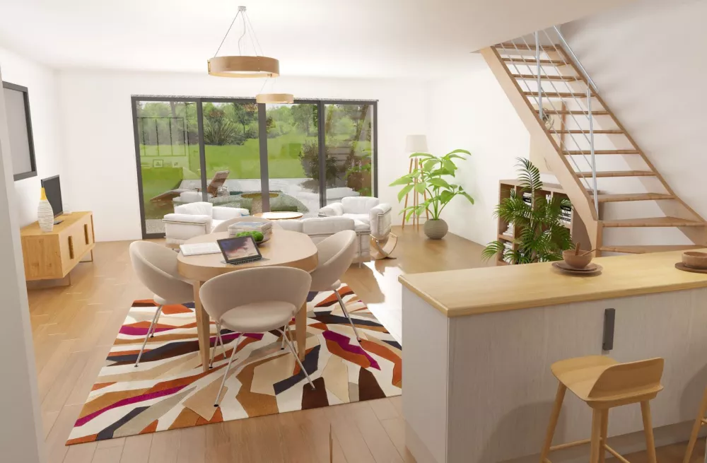 Image du modèle de maison chalet INT