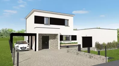 Image du modèle de maison le noa toit plat av