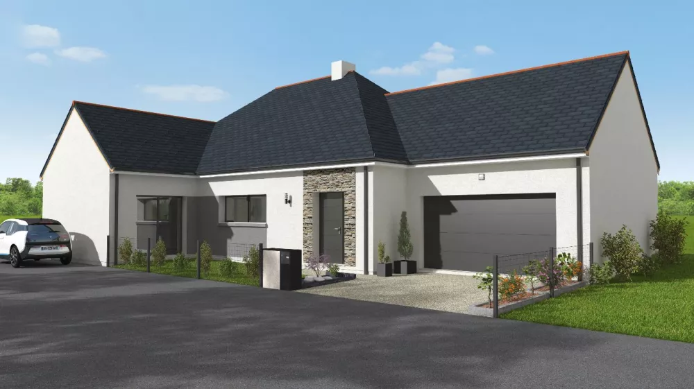 Image du modèle de maison plain-pied pleneuf