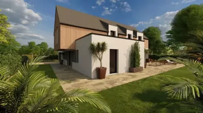 Image du modèle de maison Vue jardin 1_BADEN_Lot 2 3fe