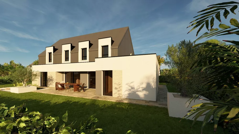 Image du modèle de maison Vue jardin 1_BADEN_Lot 4 (2)