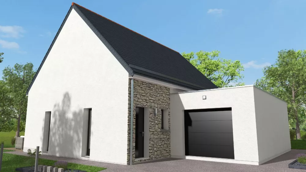 Image du modèle de maison entrée