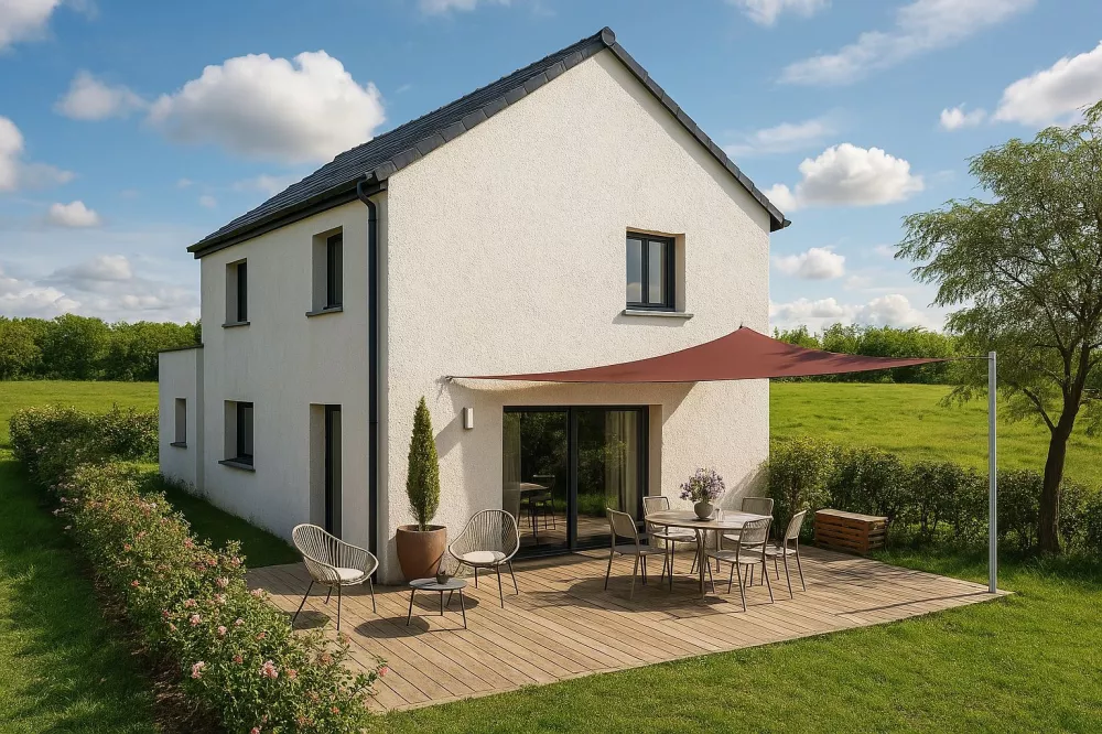 Image du modèle de maison extérieur 2 credit agricole Saint Samson sur Rance