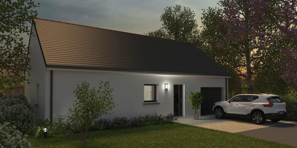 Image du modèle de maison Extérieur avant CDS perspective TURCAS