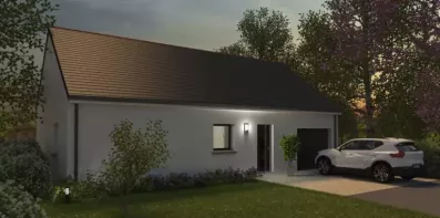 Image du modèle de maison Extérieur avant CDS perspective TURCAS