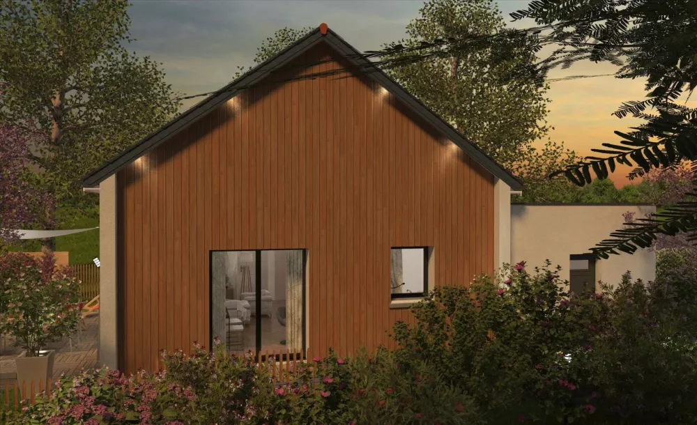 Image du modèle de maison plain pied 2 ch 70 pl 3