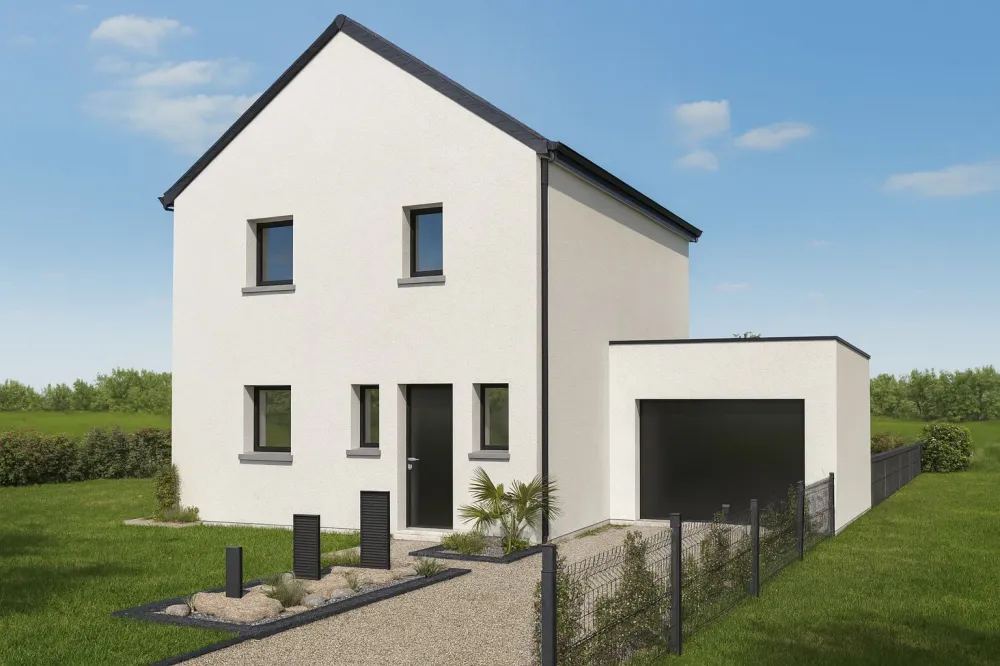 Image du modèle de maison ANEMONE 95m² ARDOISE + GGE BAC CHGPT