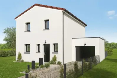 Image du modèle de maison ANEMONE 95m² TUILE + GGE BAC CHGPT