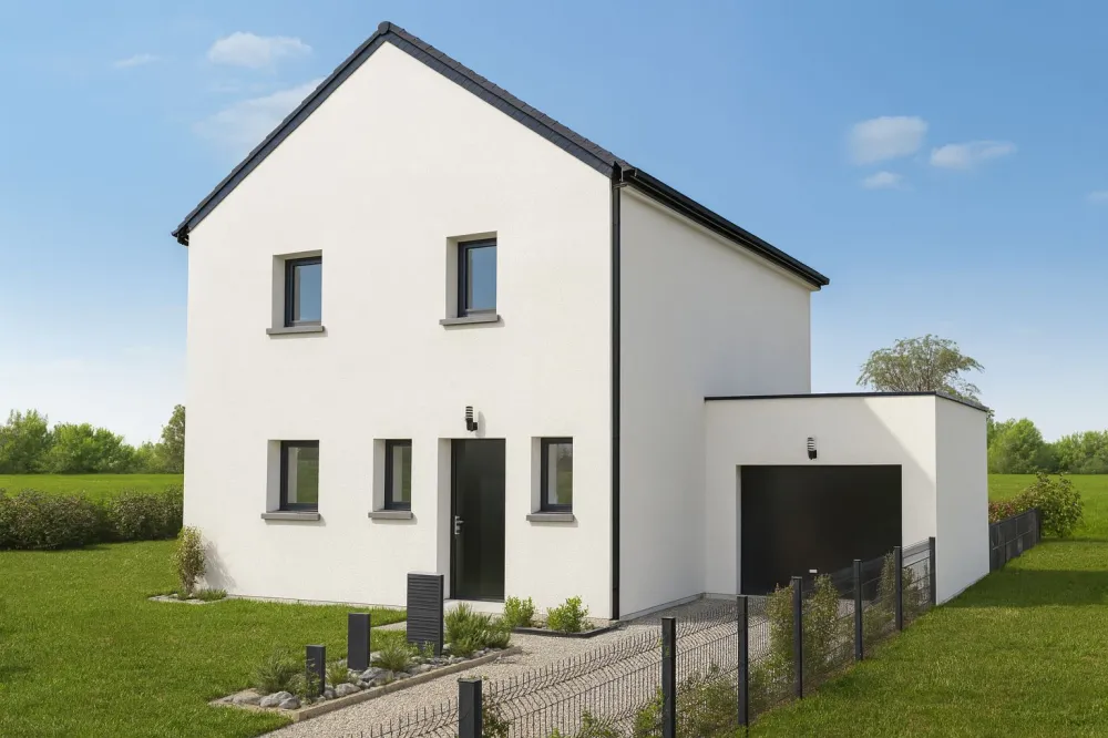 Image du modèle de maison ANEMONE 105m² ARDOISE + GGE BAC CHGPT