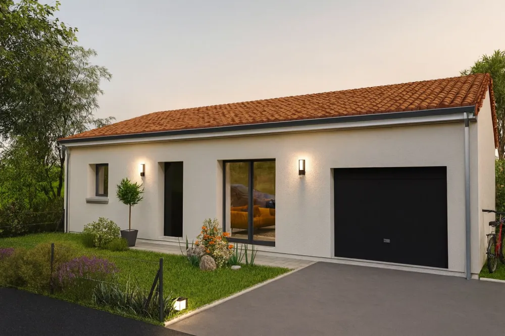 Image du modèle de maison CORAIL 75m² TUILE CHGPT