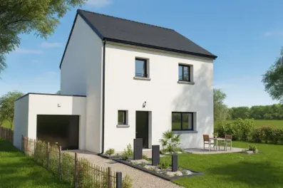 Image du modèle de maison LAGON 105m² ARDOISE + GGE BAC CHGPT