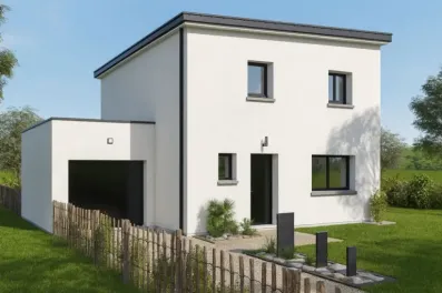 Image du modèle de maison LAGON 105m² MONOPENTE + GGE BAC CHGPT