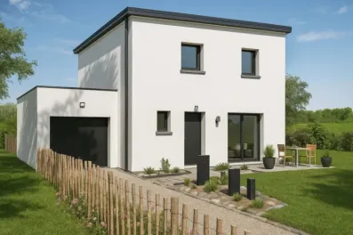 Image du modèle de maison LAGON 85m² MONOPENTE + GGE BAC CHGPT