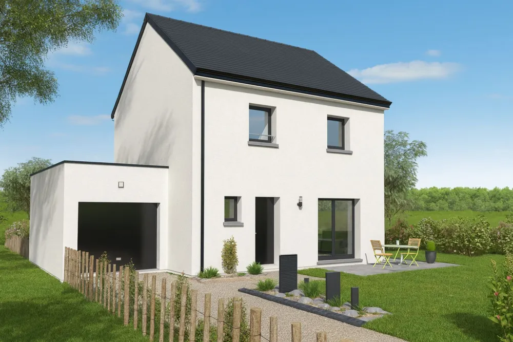 Image du modèle de maison LAGON 95m² ARDOISE + GGE BAC CHGPT