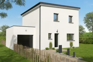Image du modèle de maison LAGON 95m² MONOPENTE + GGE BAC CHGPT