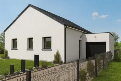 Image du modèle de maison GIRELLE 75m² ARDOISE + GGE BAC CHGPT
