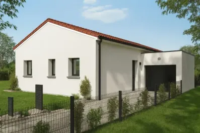 Image du modèle de maison GIRELLE 75m² TUILE + GGE BAC CHGPT