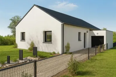 Image du modèle de maison GIRELLE 95m² ARDOISE + GGE BAC CHGPT