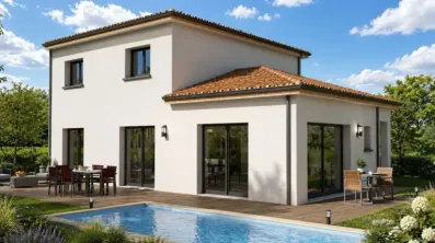 Image du modèle de maison etage tuile 4 pans 2