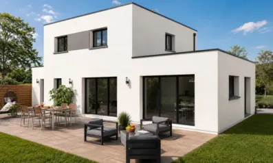 Image du modèle de maison etage acrotere140 2