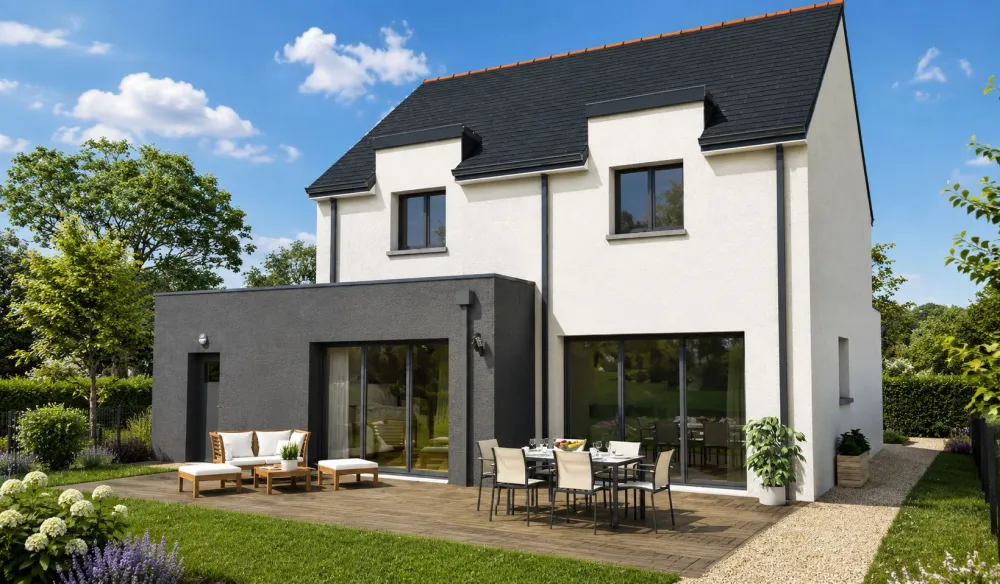 Image du modèle de maison maison ardoise etage 130 sans piscine 2